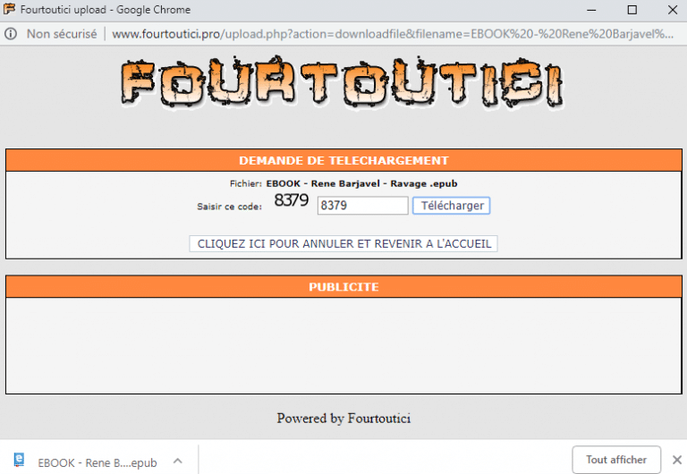Fourtoutici un site excellent pour télécharger des livre gratuit Liseuse